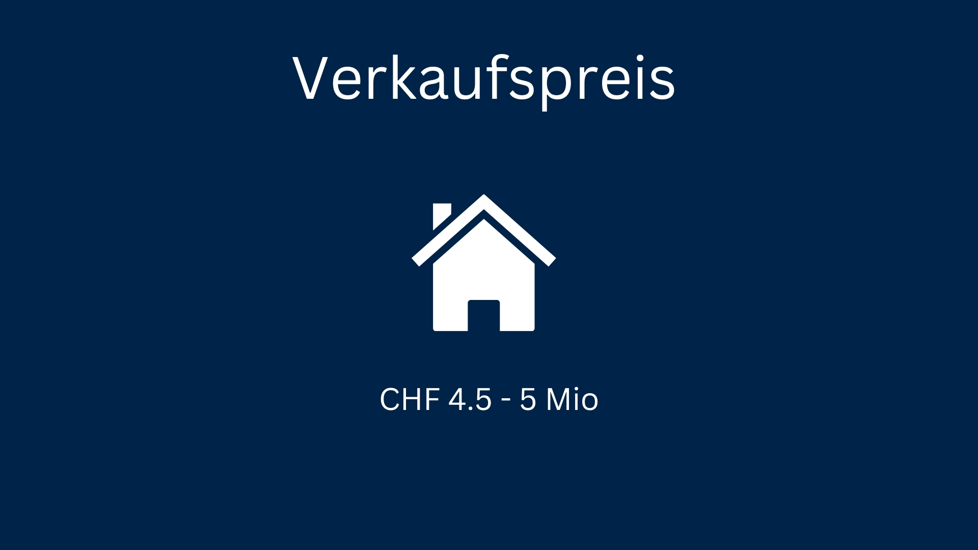Verkaufspreis mit Haus-Symbol und Preisangabe