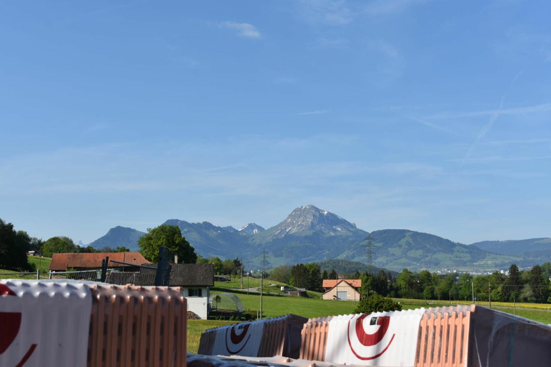 Panoramablick auf Berglandschaft