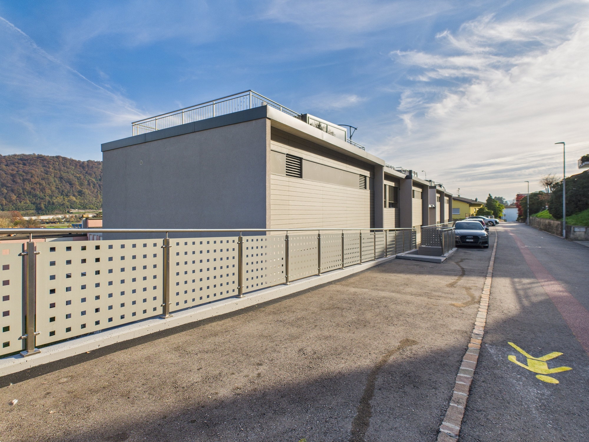 Moderne Wohnanlage mit Dachterrasse