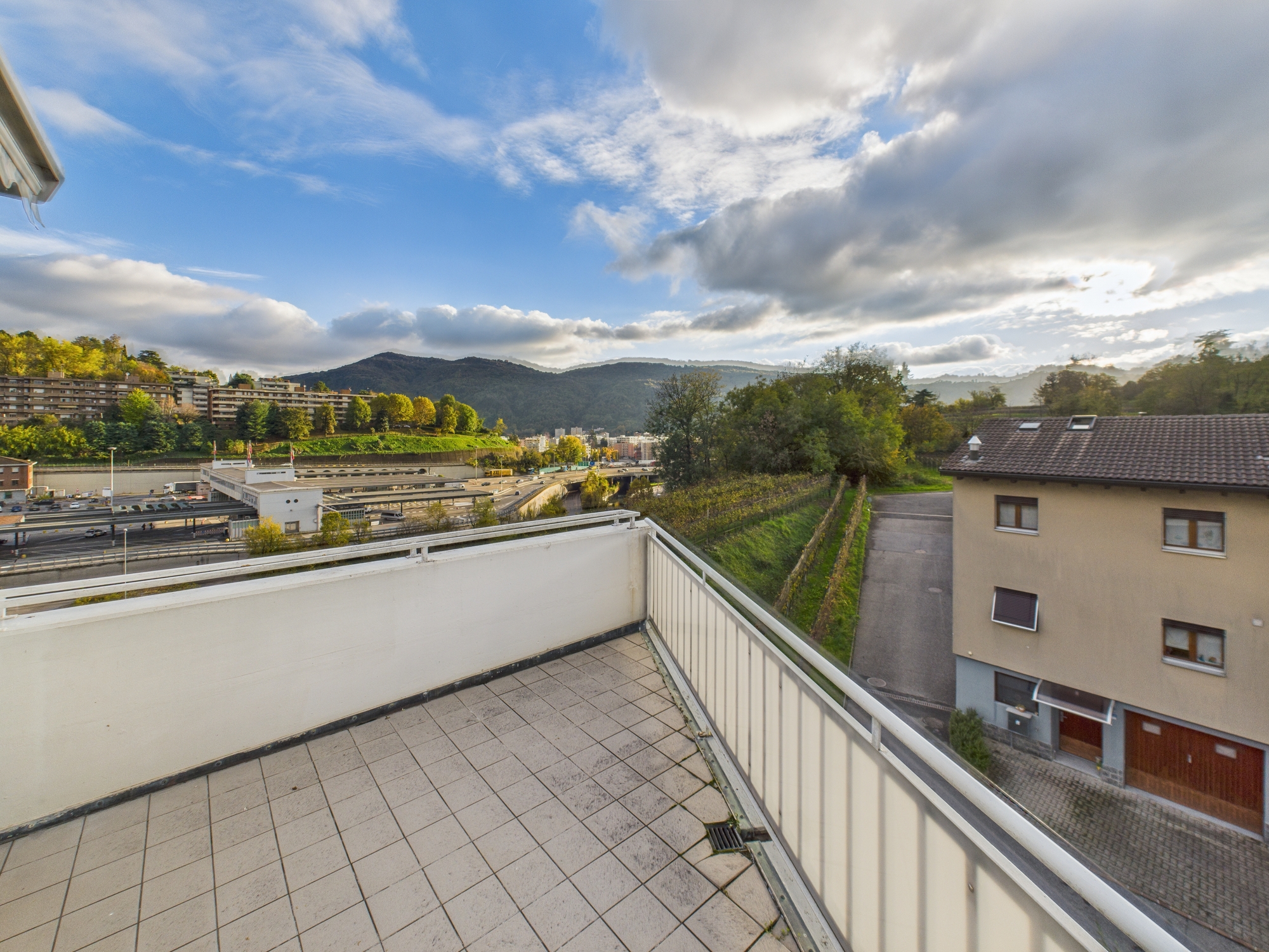 Balkon mit Fernblick