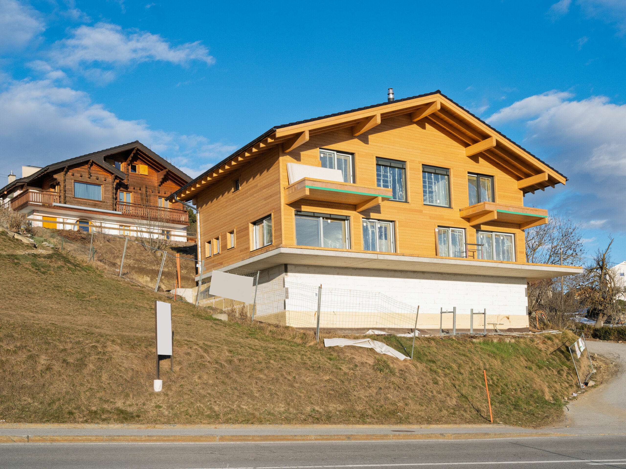 Alpen-Chalet mit Holzfassade