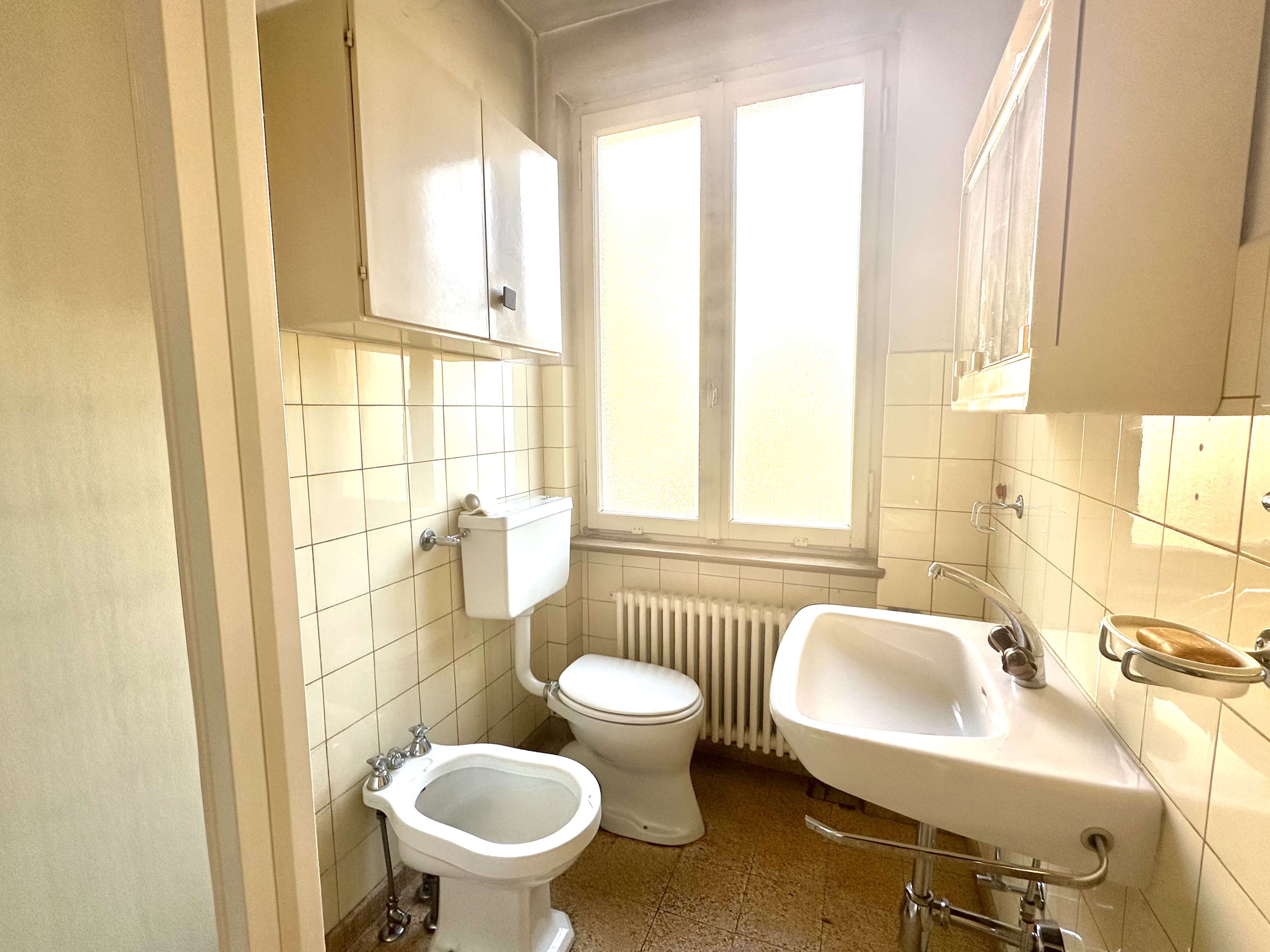 Kleines WC mit Tageslicht