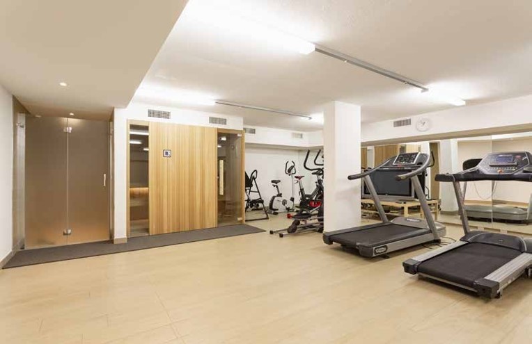 Fitnessraum im Untergeschoss