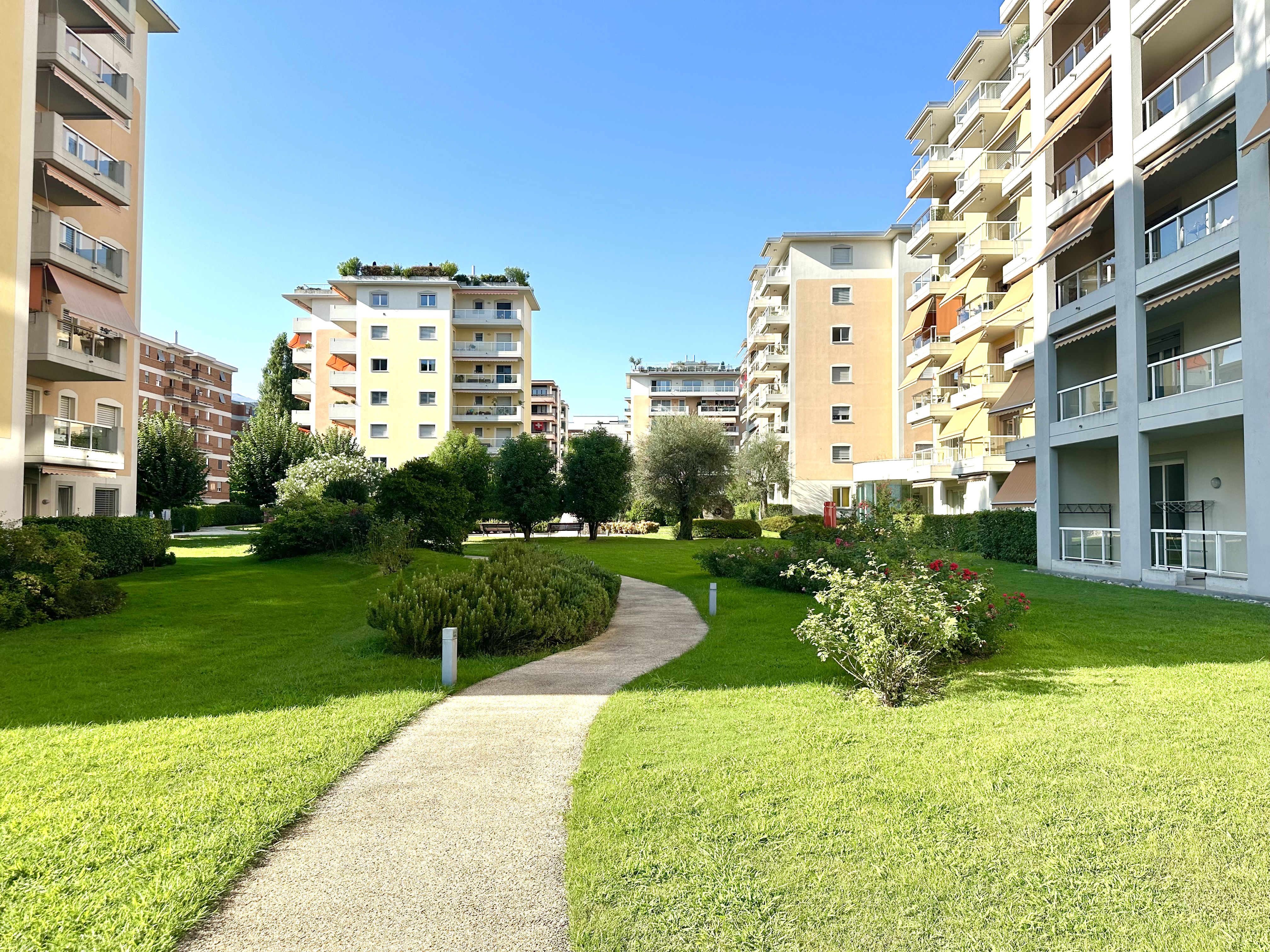 Wohnanlage mit Gartenhof
