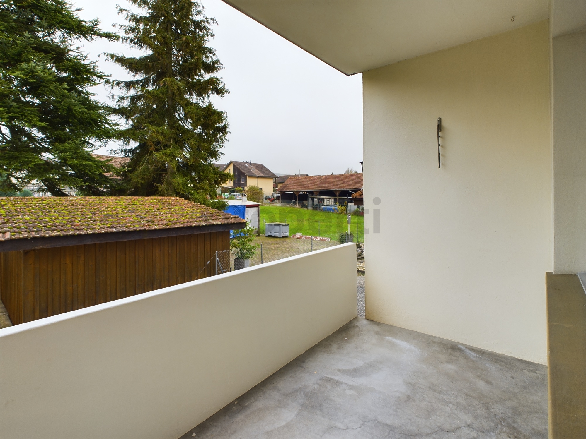Balkon mit Blick ins Grüne