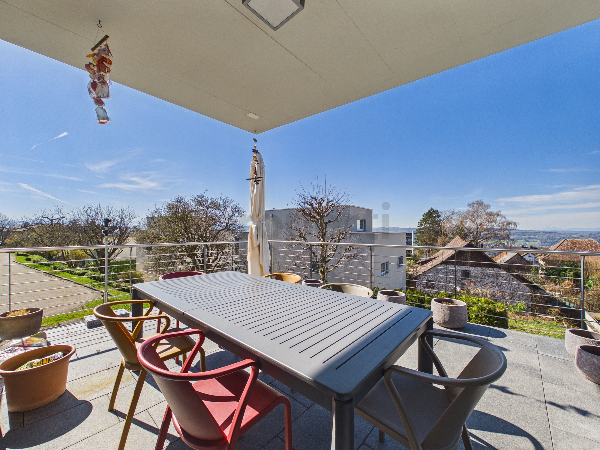 Terrasse mit Panoramablick