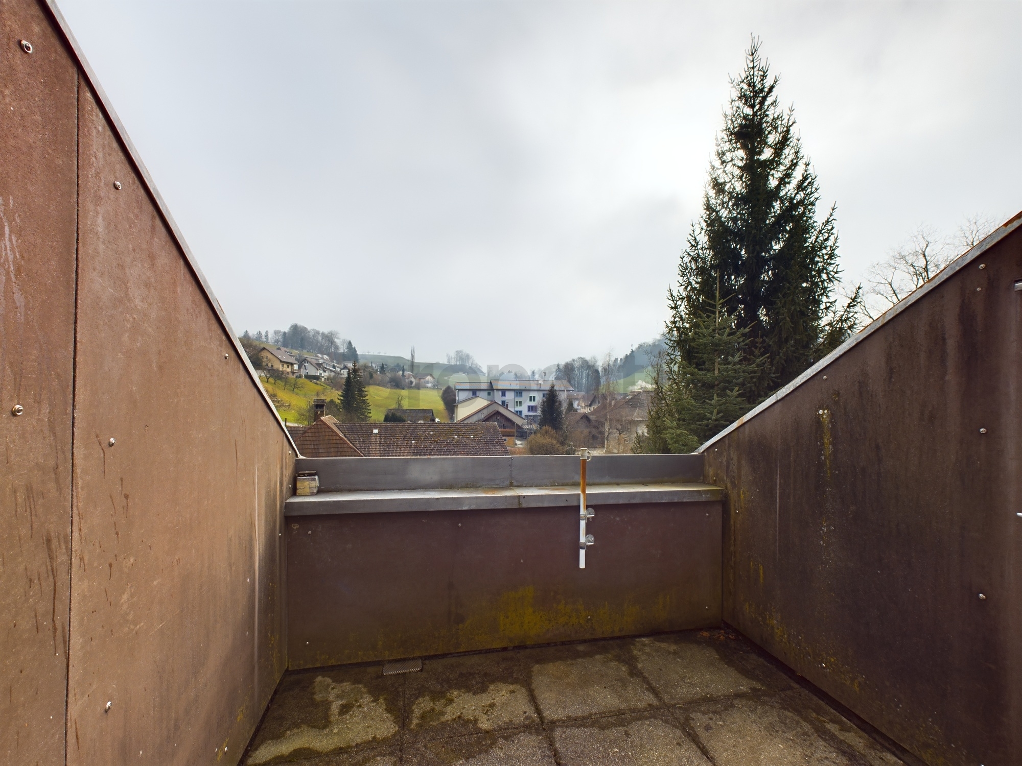 Dachterrasse mit Ausblick ins Umland