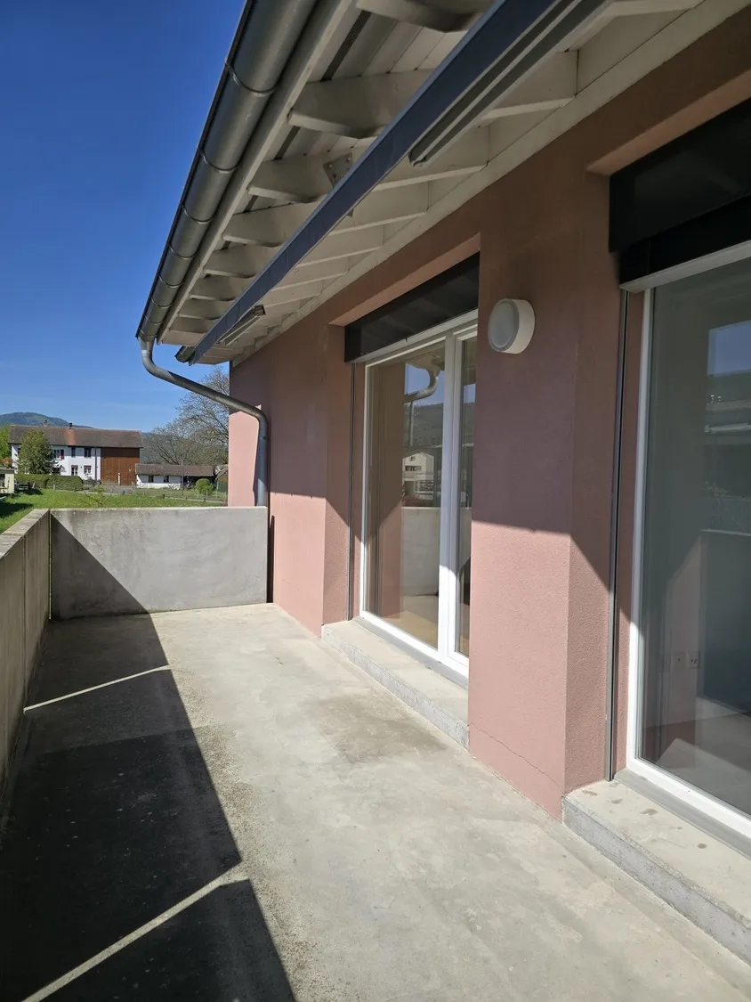Balkon mit Blick ins Grüne