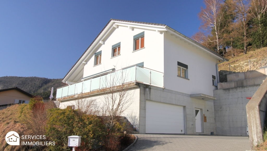 Modernes Einfamilienhaus am Hang
