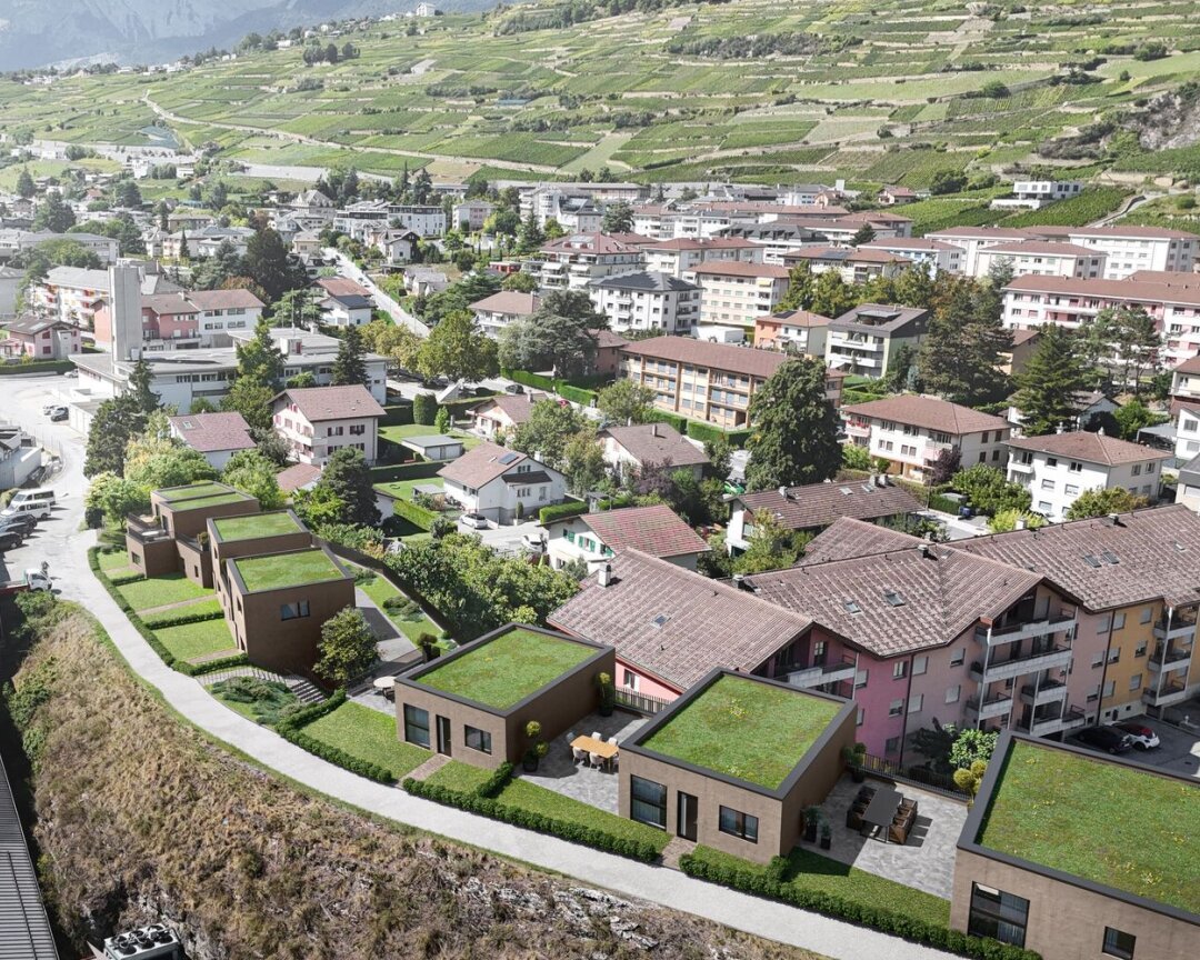 ROCHER EN VILLE" 6 VILLAS DE STANDING AU COEUR DE SION – Sion