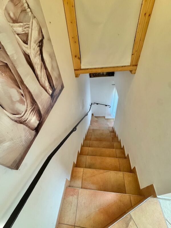 Treppenabgang im Innenbereich
