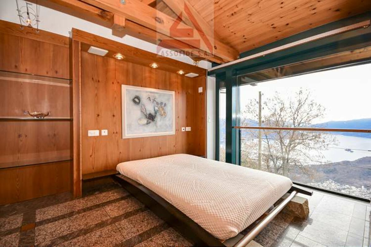 Schlafzimmer mit Panoramablick