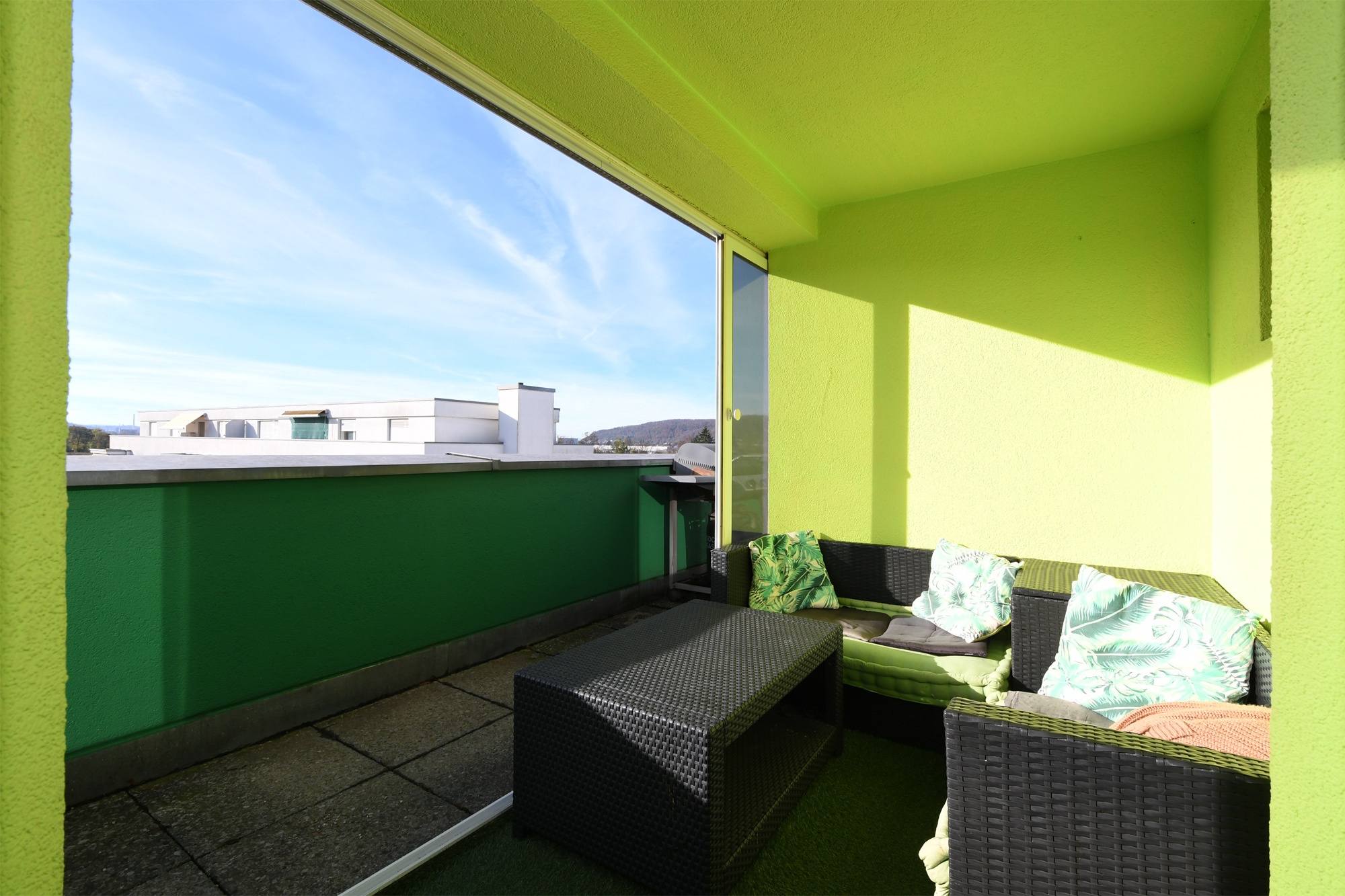 Balkon mit Sitzlounge