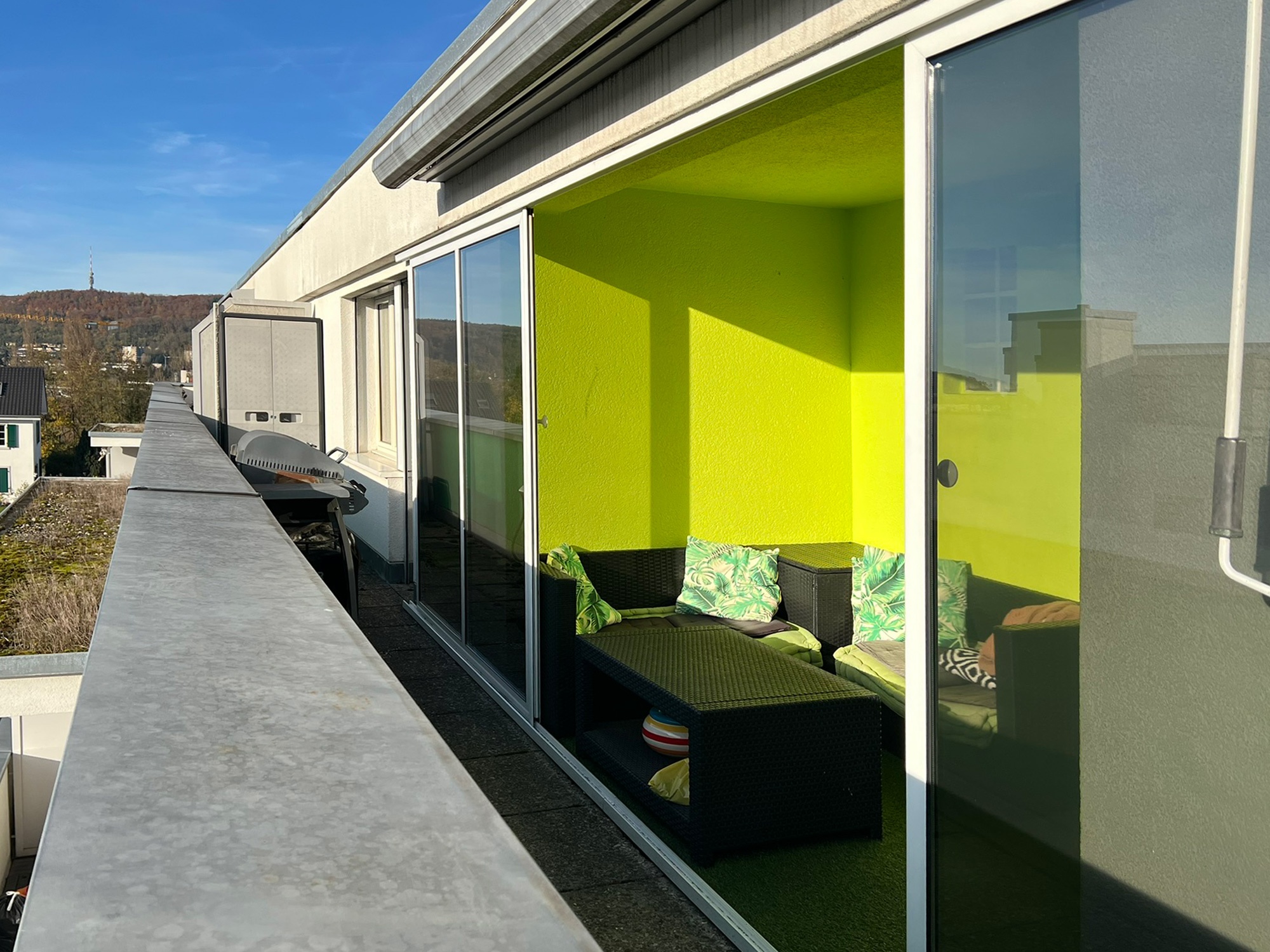 Dachterrasse mit Sitzbereich