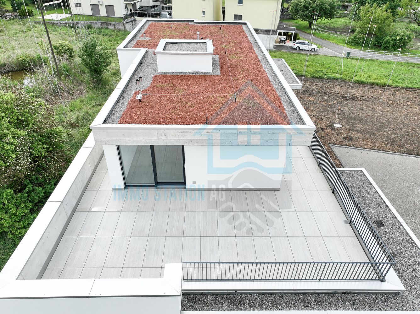 Dachterrasse auf Flachdach