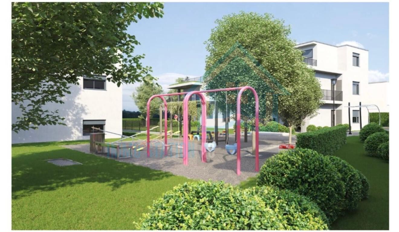 Wohnanlage mit Spielplatz im Innenhof