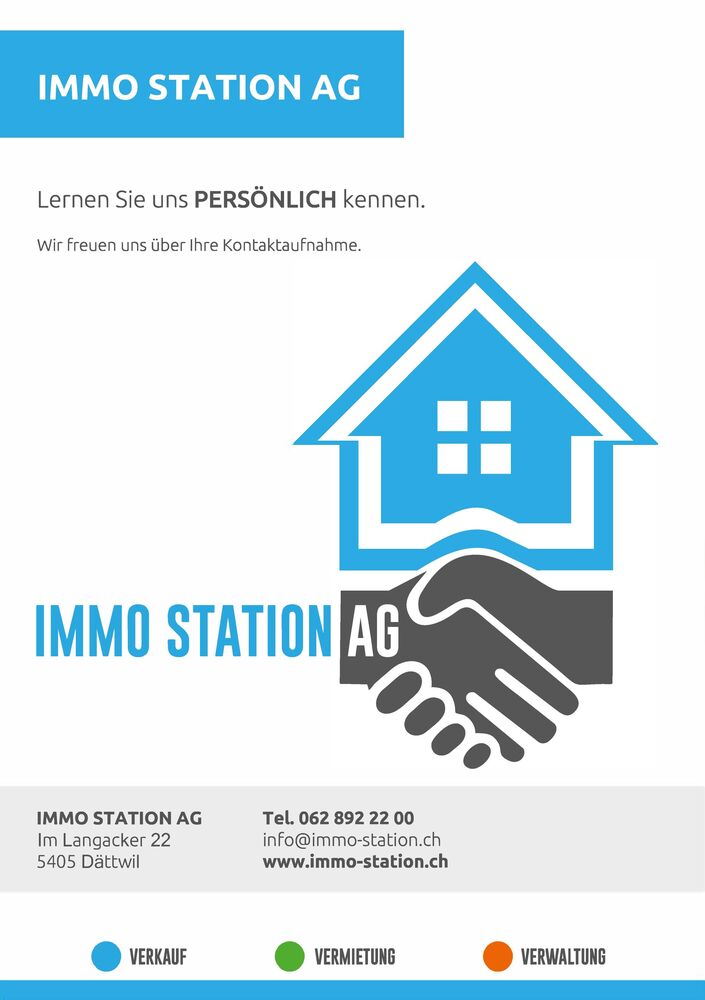Werbegrafik eines Immobilienunternehmens