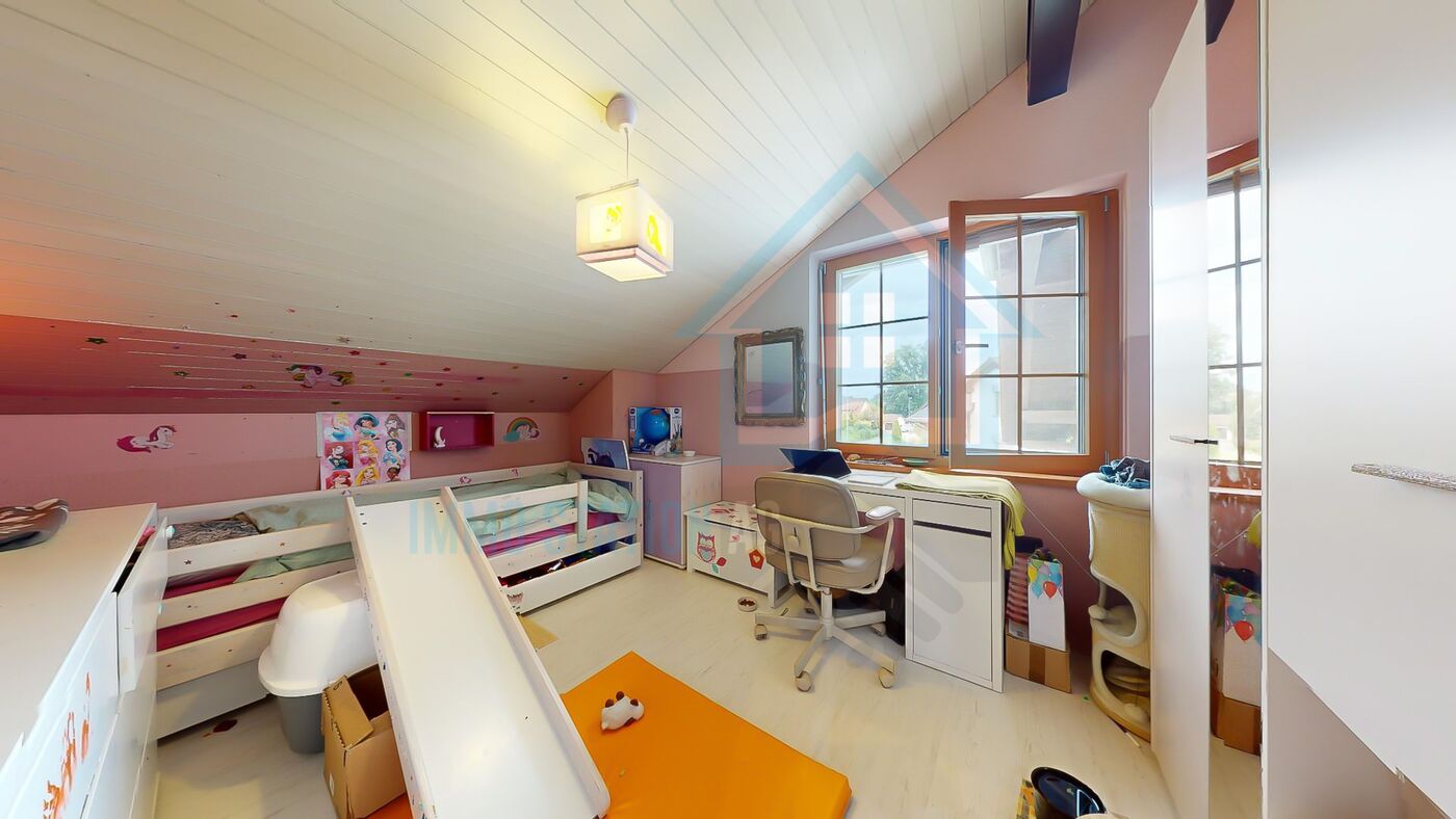 Kinderzimmer unterm Dach