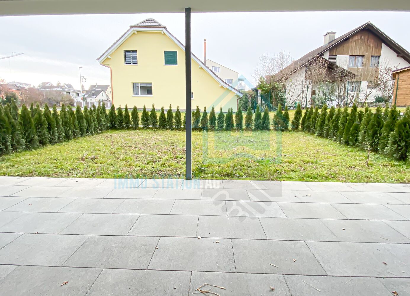 Gartenblick von Terrasse