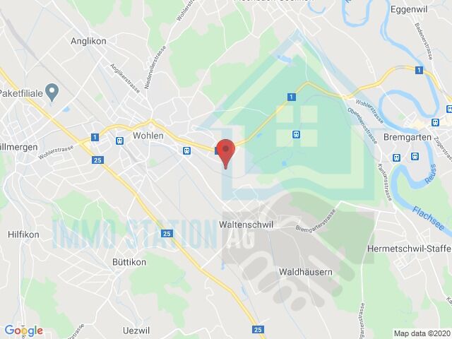 Kartenausschnitt mit Standortmarkierung