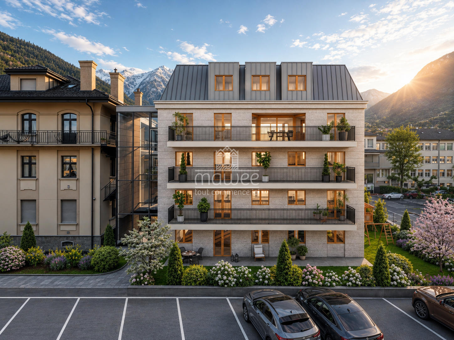 Moderne Wohnanlage in alpiner Lage