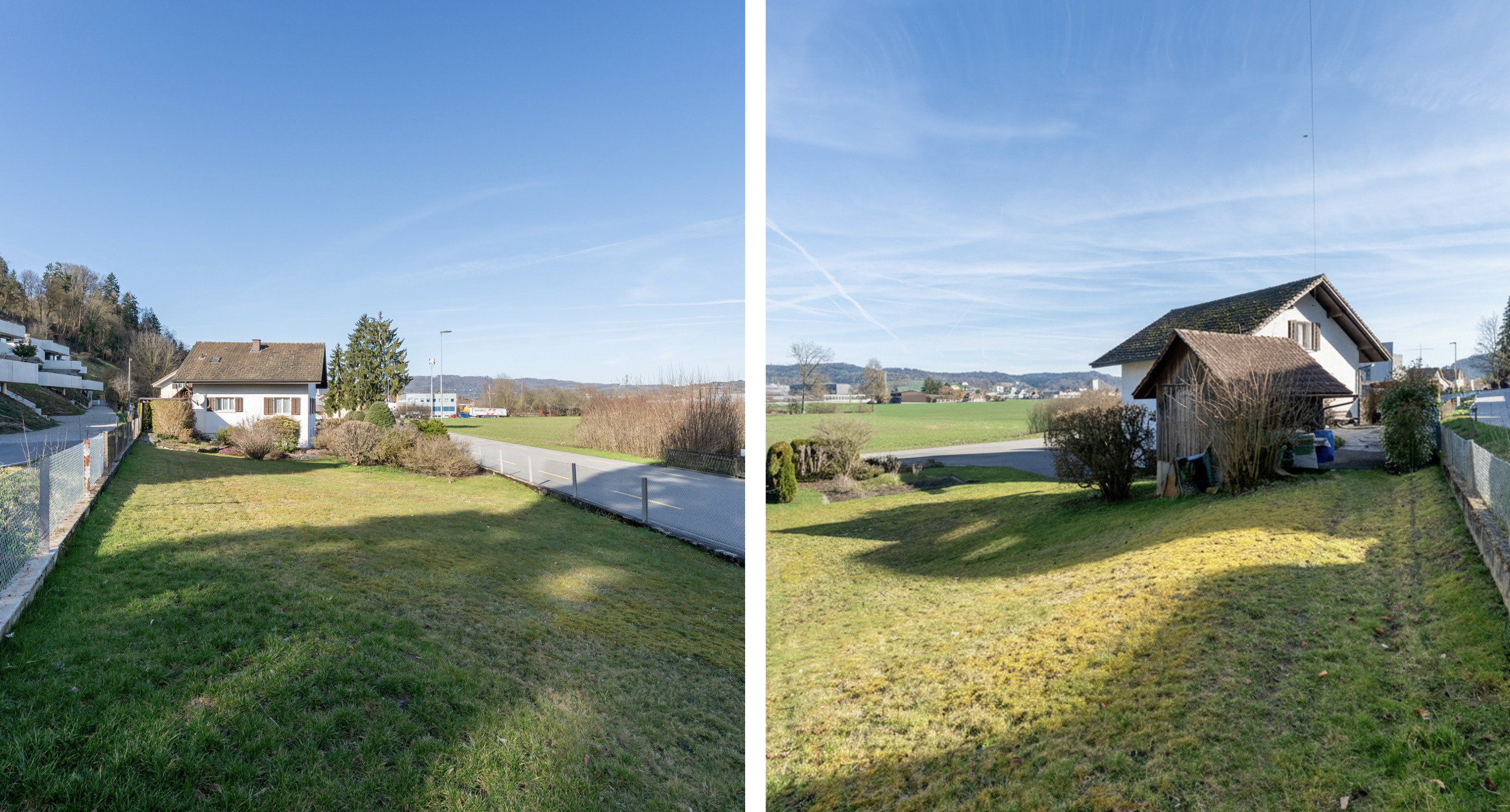 Großes Grundstück mit Haus und Garten