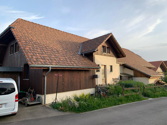 Ländliches Einfamilienhaus mit Satteldach