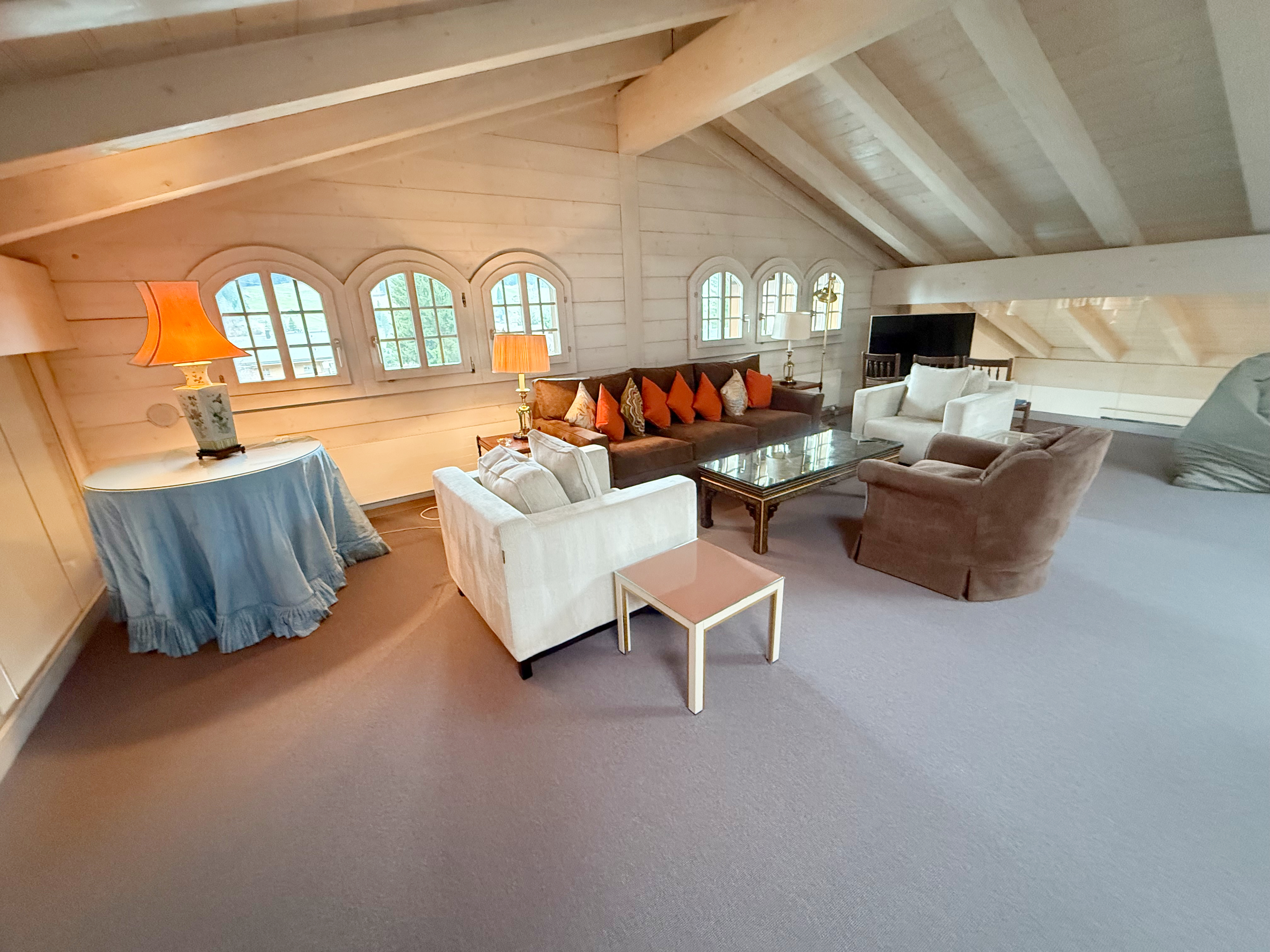 Gemütliches Dachgeschoss-Wohnzimmer