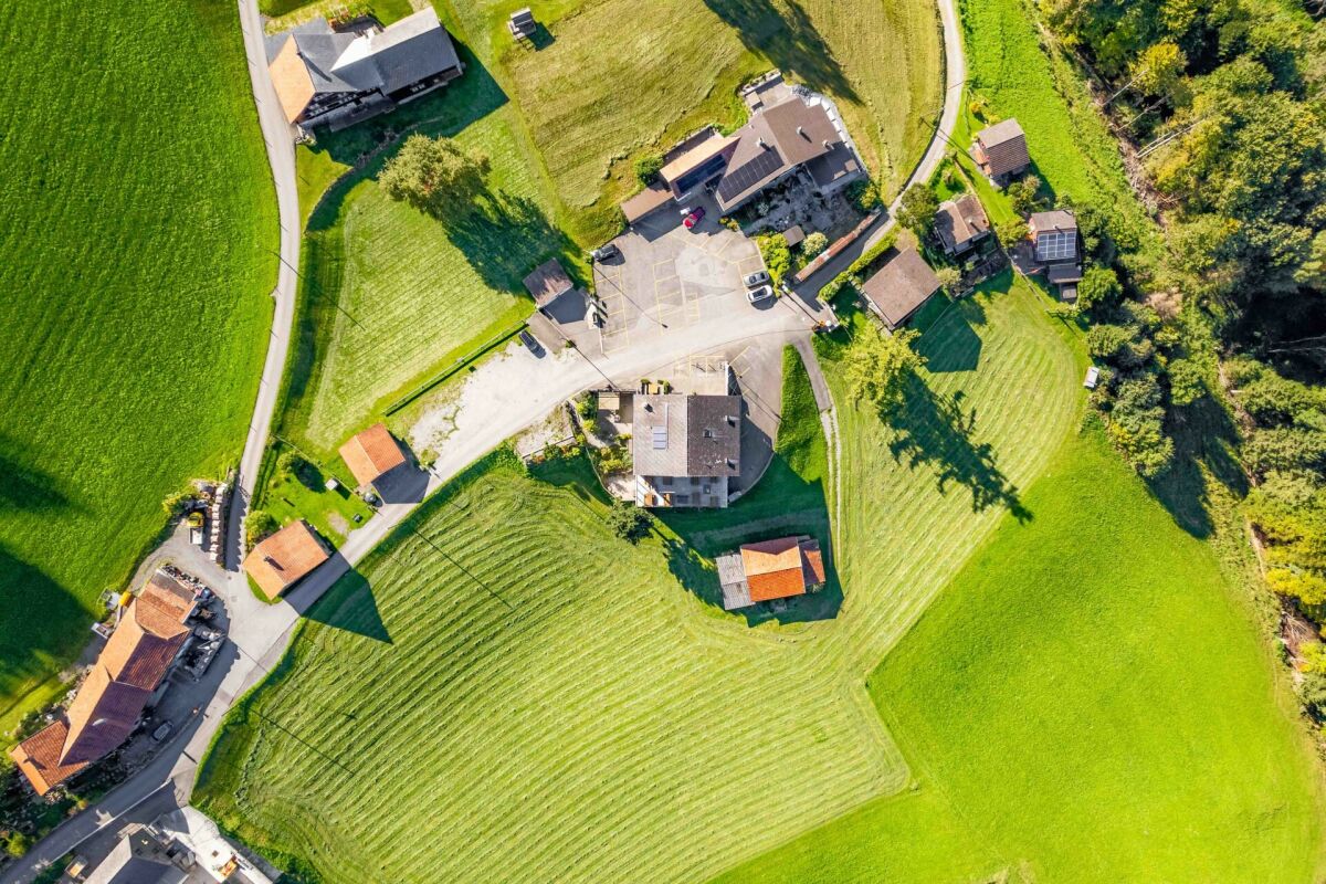 Ländliches Anwesen aus der Luft