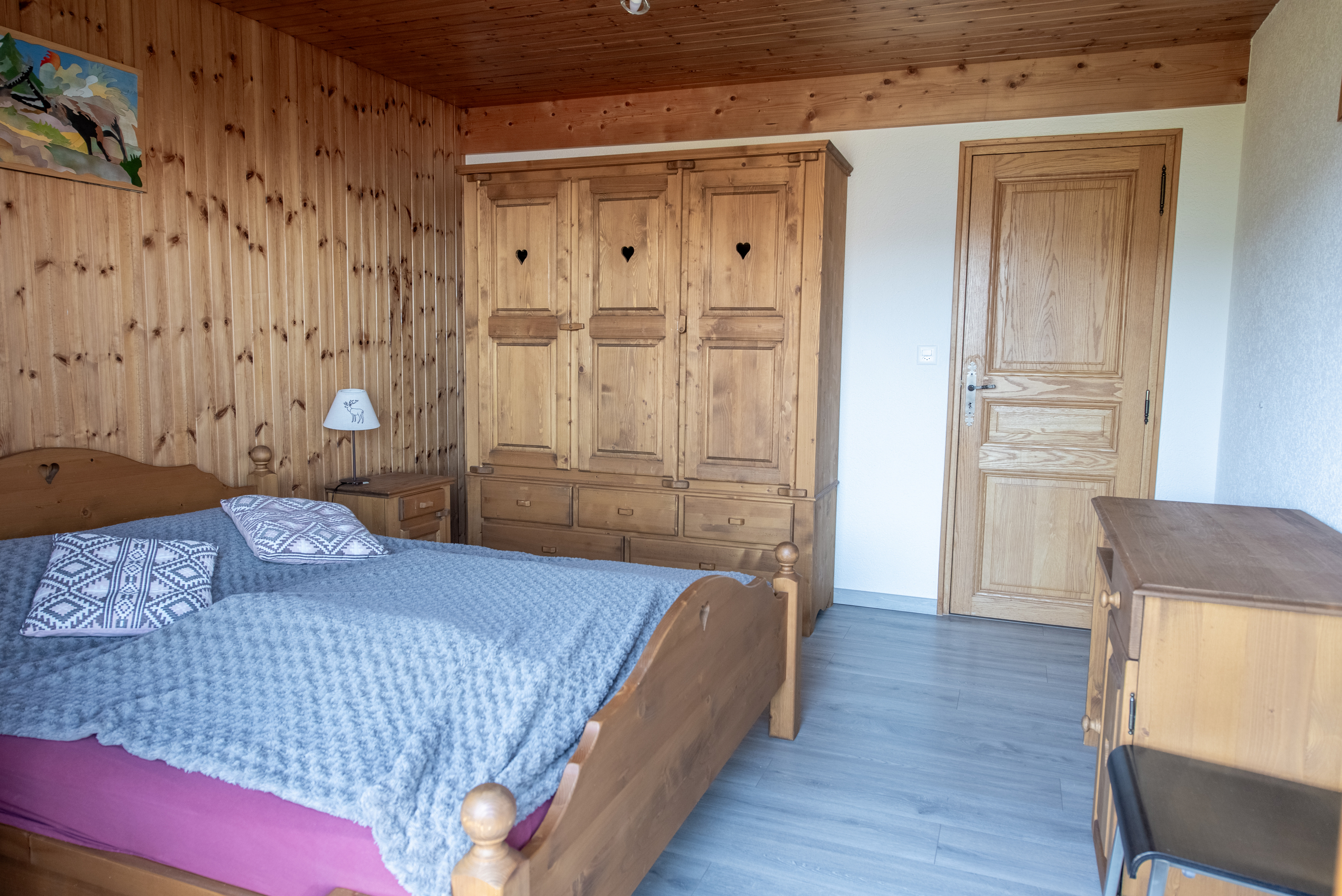 Gemütliches Schlafzimmer im Landhausstil
