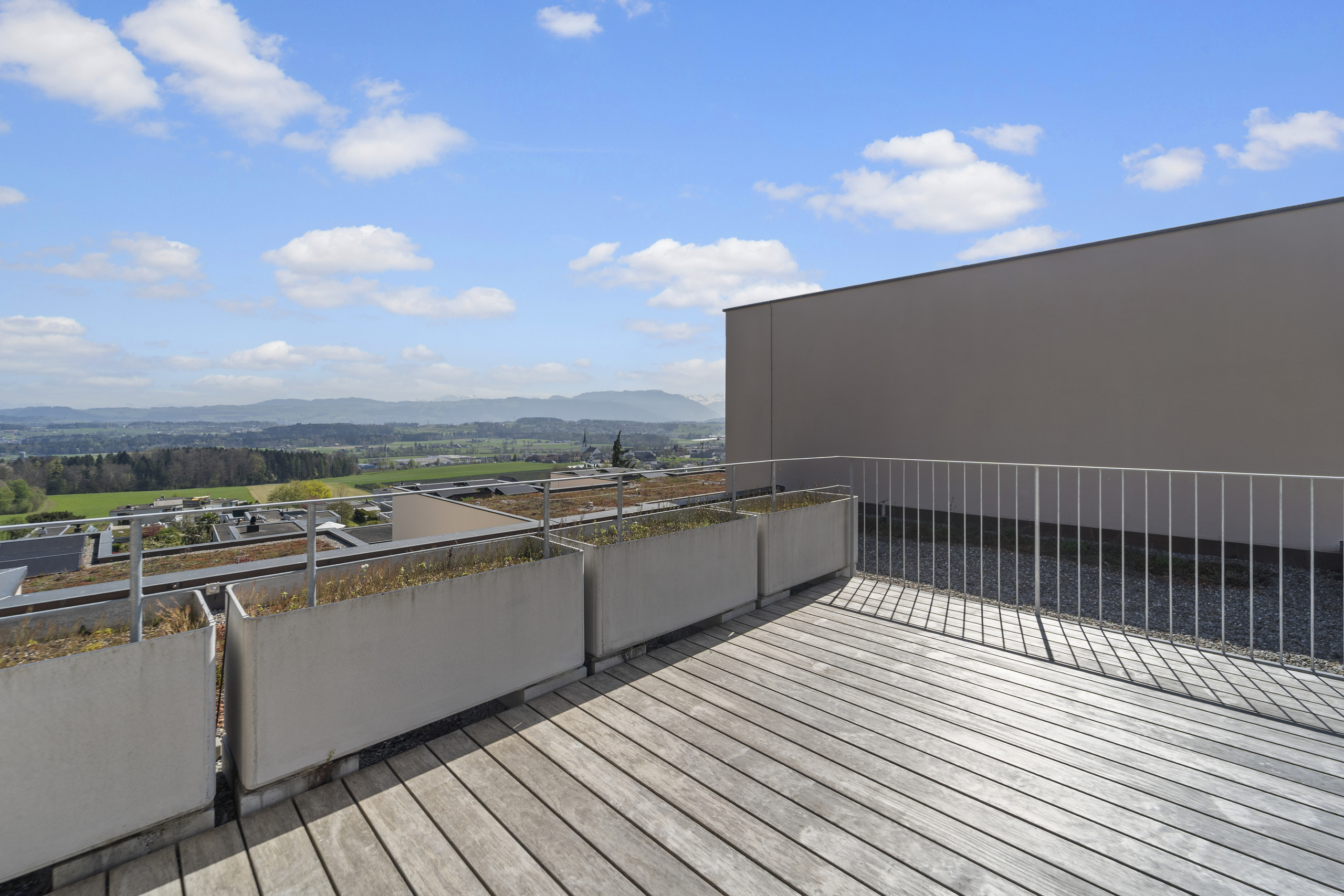 Dachterrasse mit Panoramablick