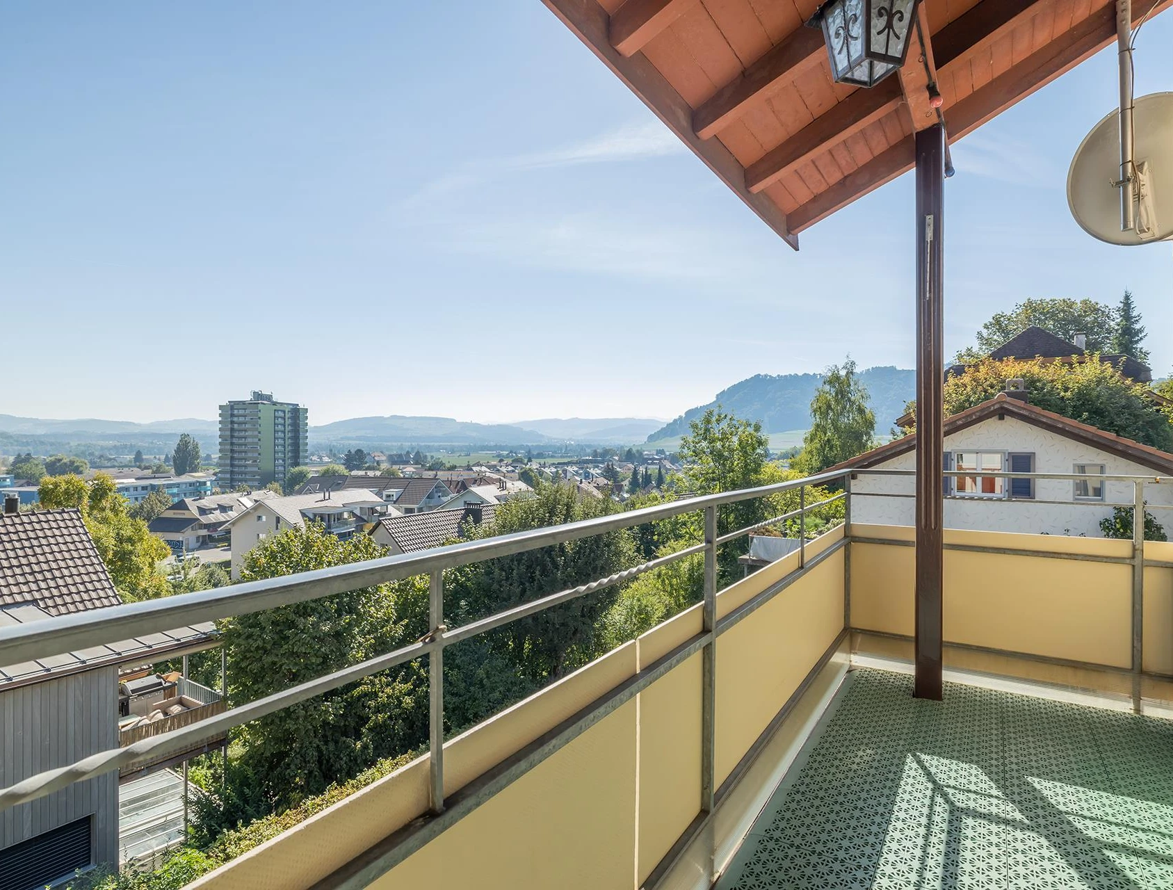 Balkon mit Panoramablick