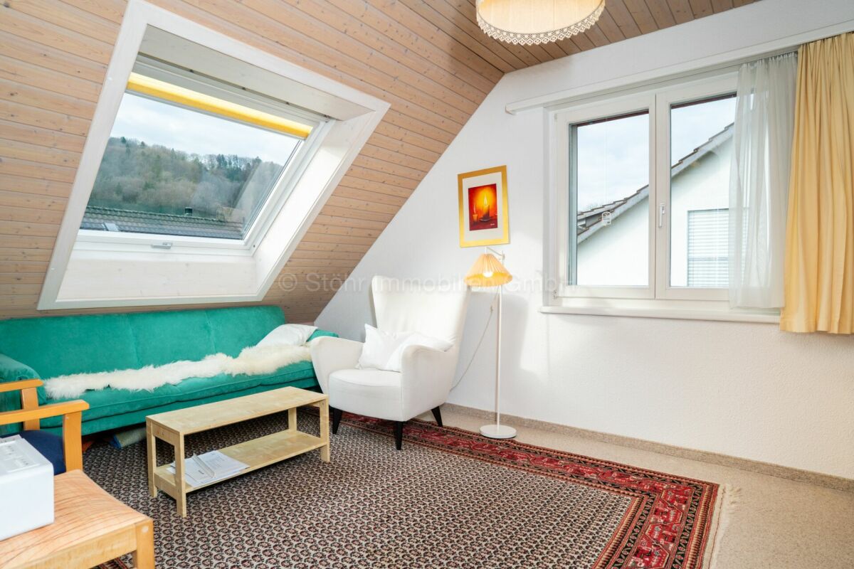 Gemütliches Dachgeschoss-Wohnzimmer