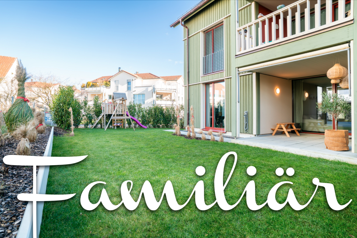 Familienhaus mit Garten