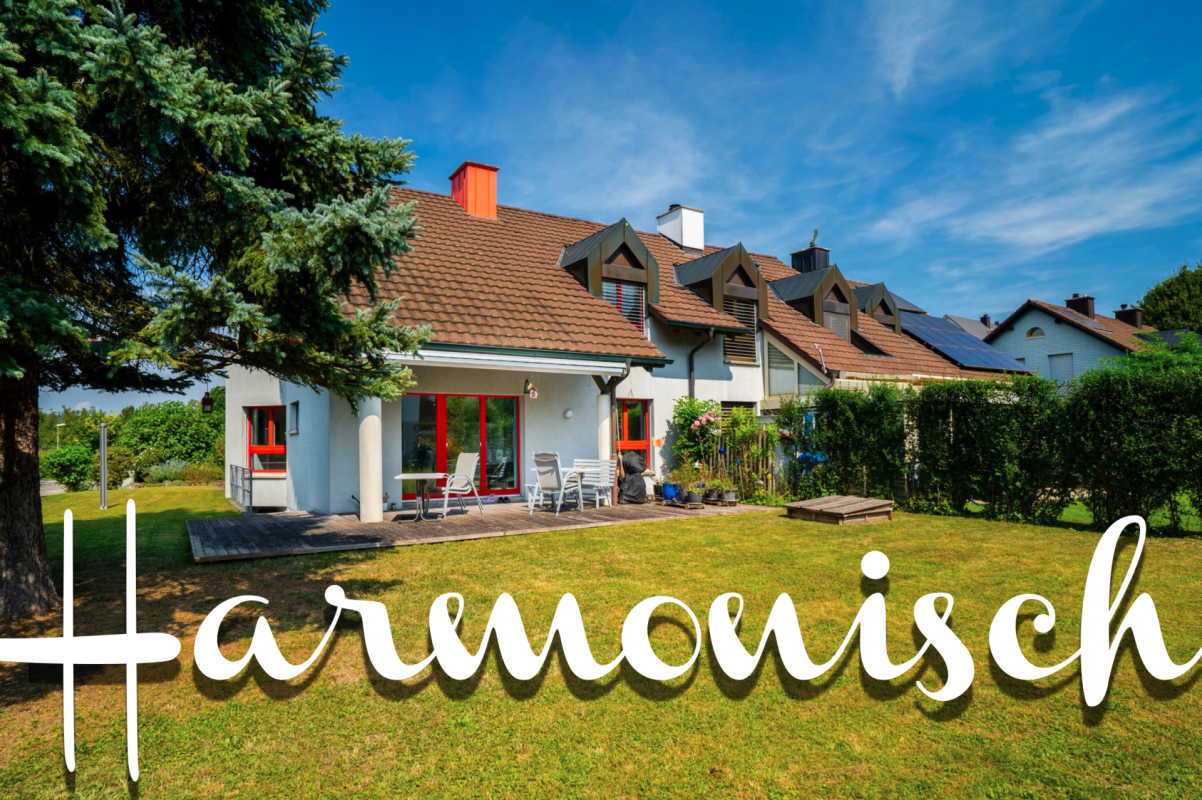 Doppelhaushälfte mit Garten und Terrasse