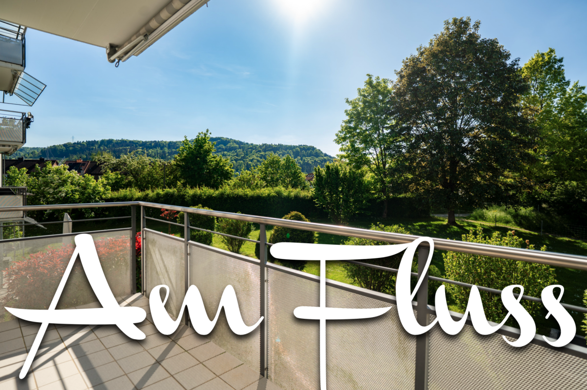 Balkon mit Grünblick