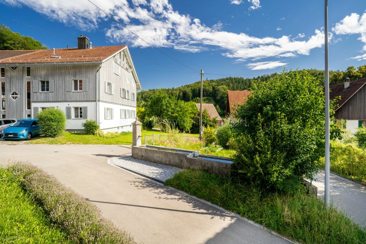 Ländliches Mehrfamilienhaus mit Garten und Zufahrt