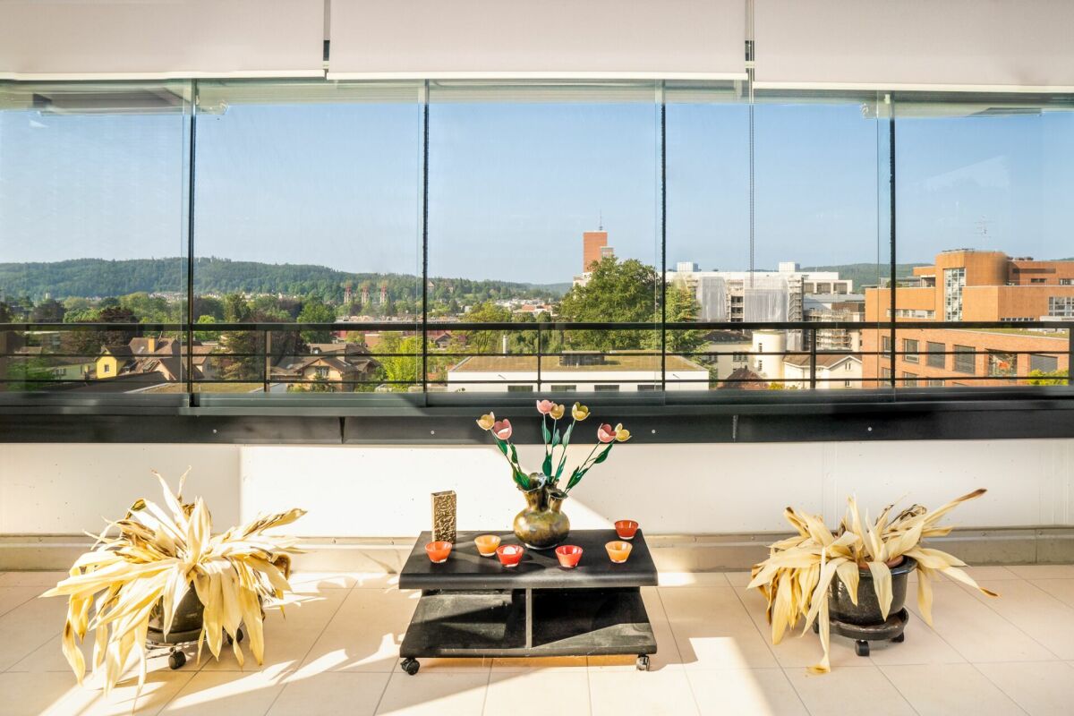 Balkon mit Panoramablick