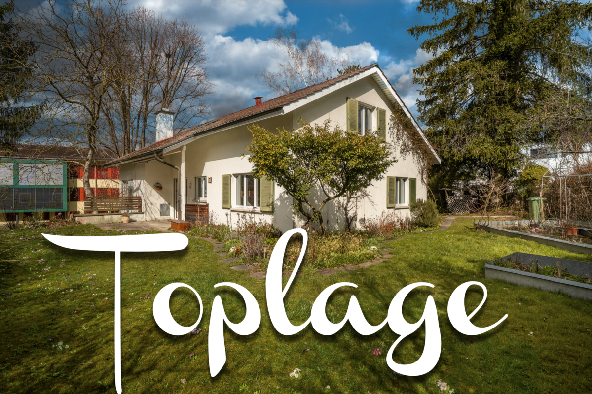 Einfamilienhaus mit großem Garten