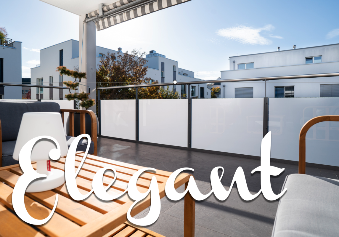 Elegante Dachterrasse