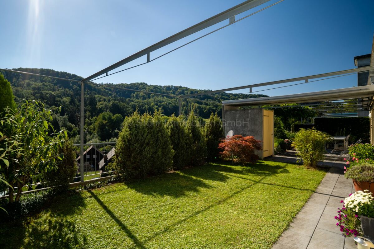 Dachterrasse mit Bergblick