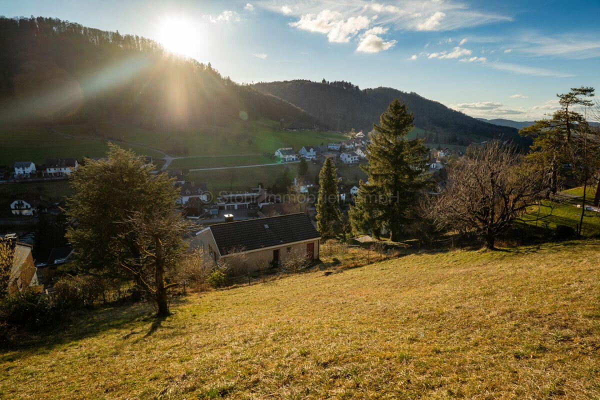 Hügeliges Grundstück mit Talblick