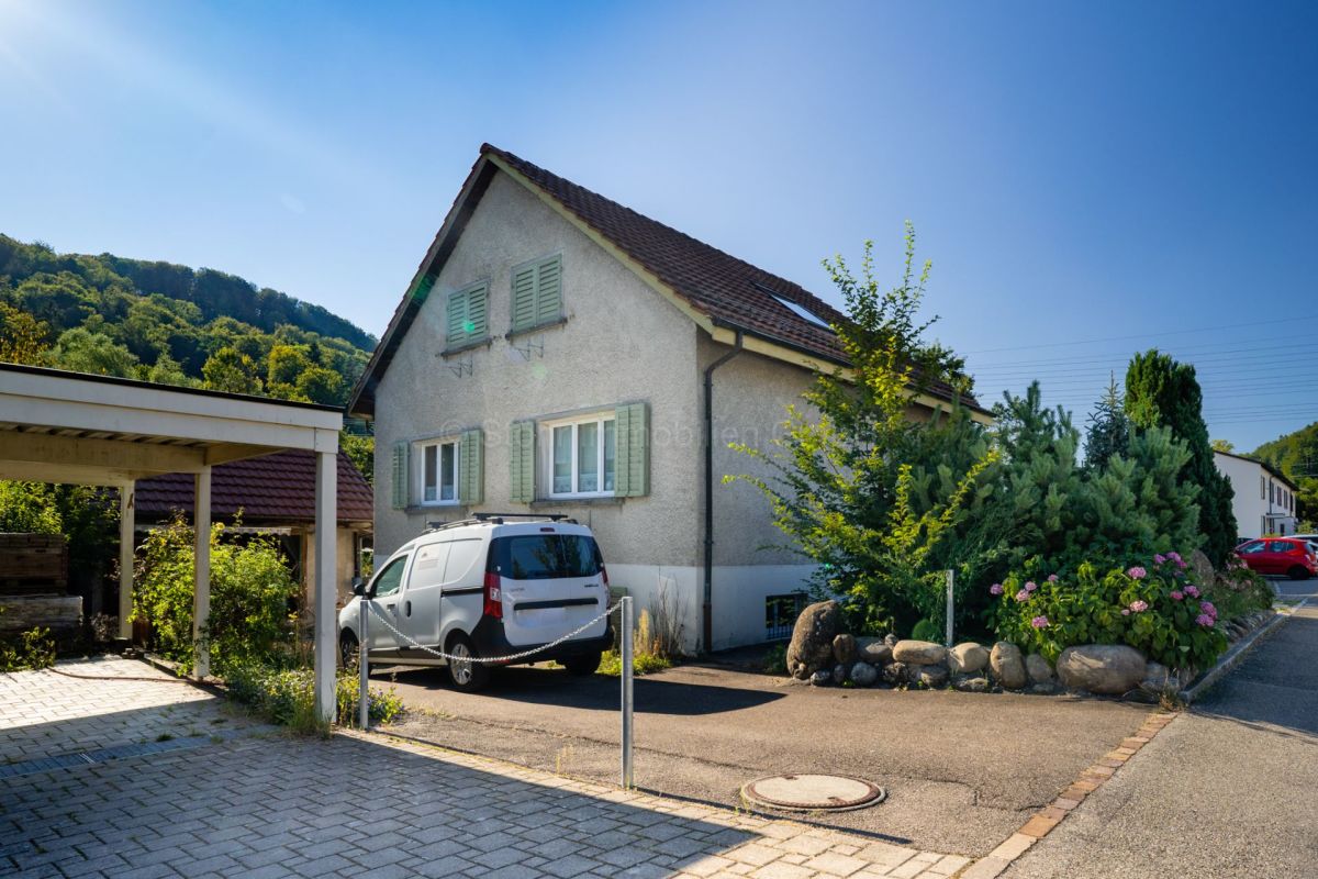 Einfamilienhaus mit Carport und Garten