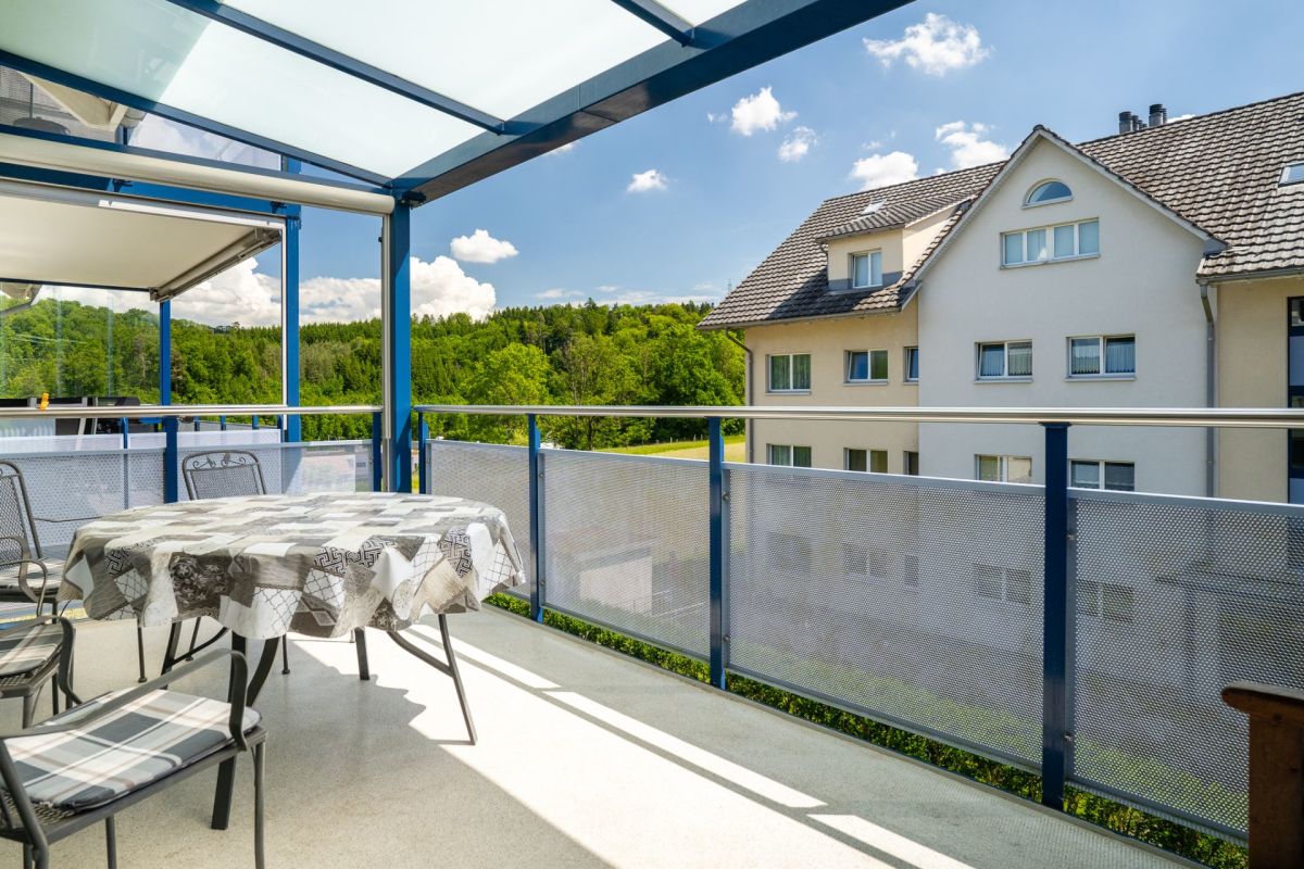 Balkon mit Blick ins Grüne
