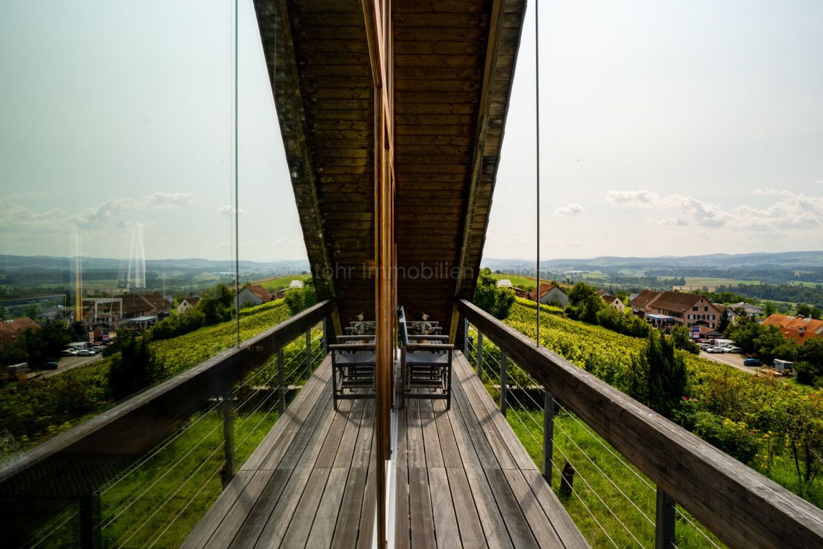 Balkon mit Panoramablick