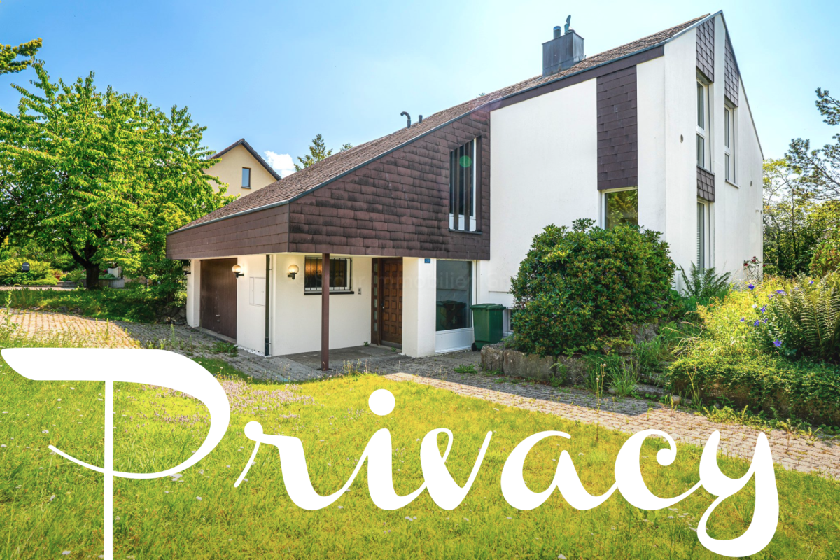 Modernes Einfamilienhaus mit Satteldach und teilverschalter Fassade
