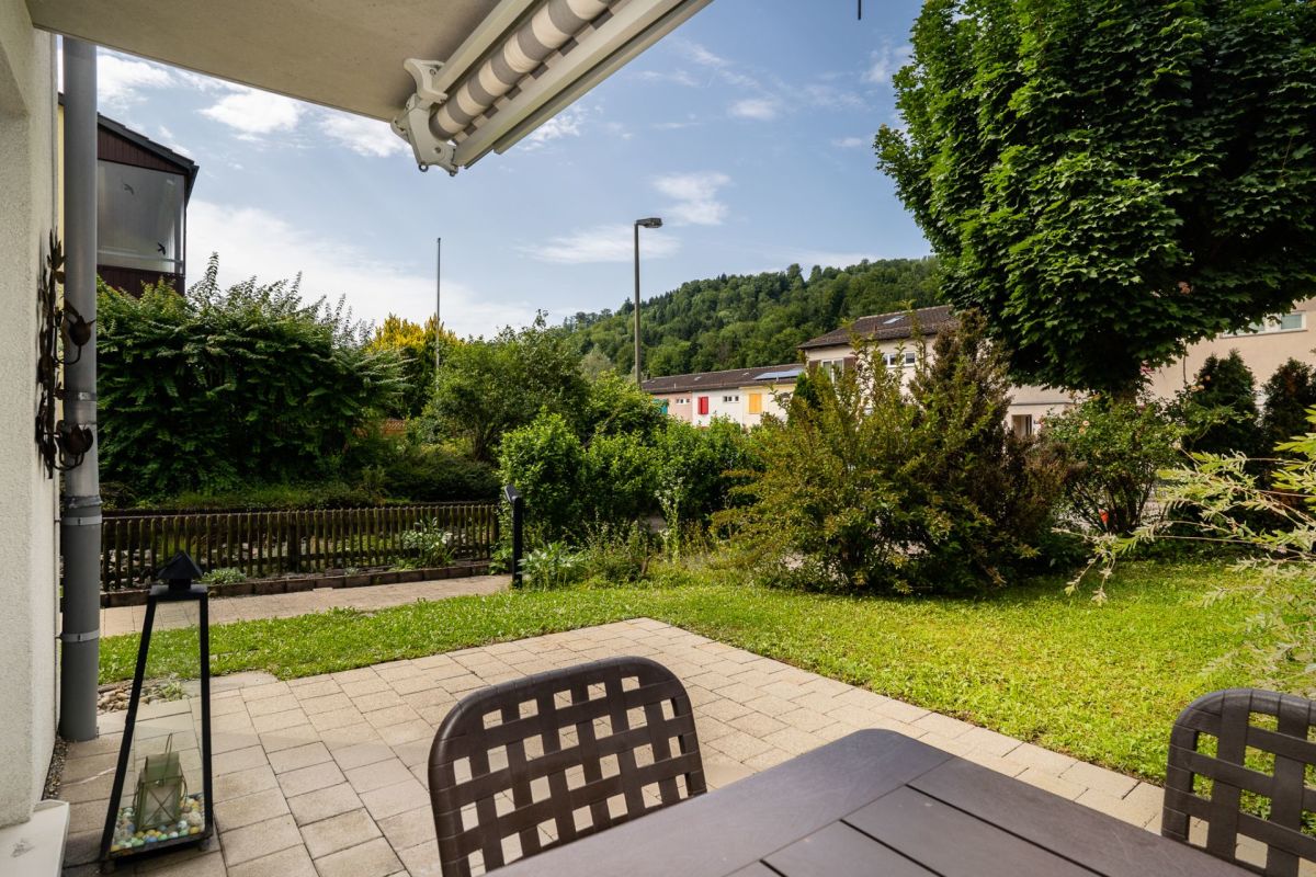 Garten- und Terrassenblick