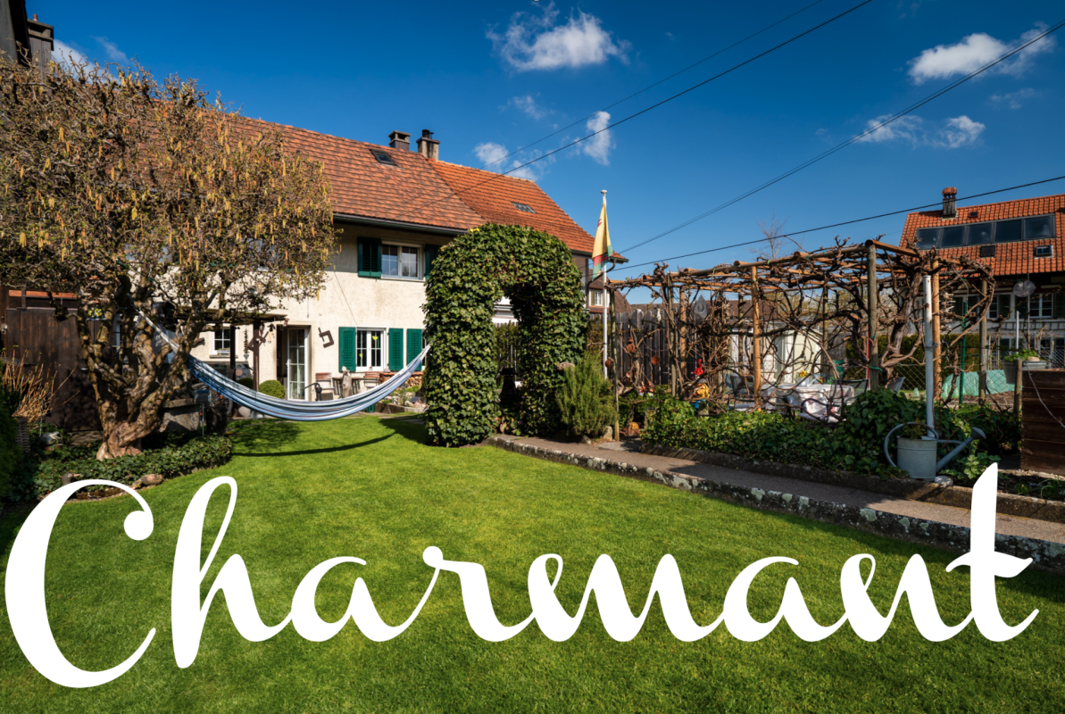 Charmanter Garten mit Haus und Pergola