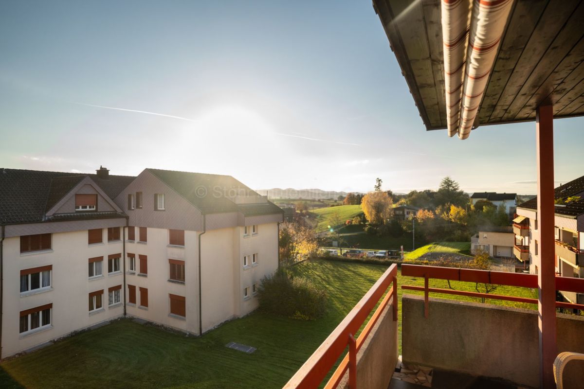 Balkon mit Blick ins Grüne