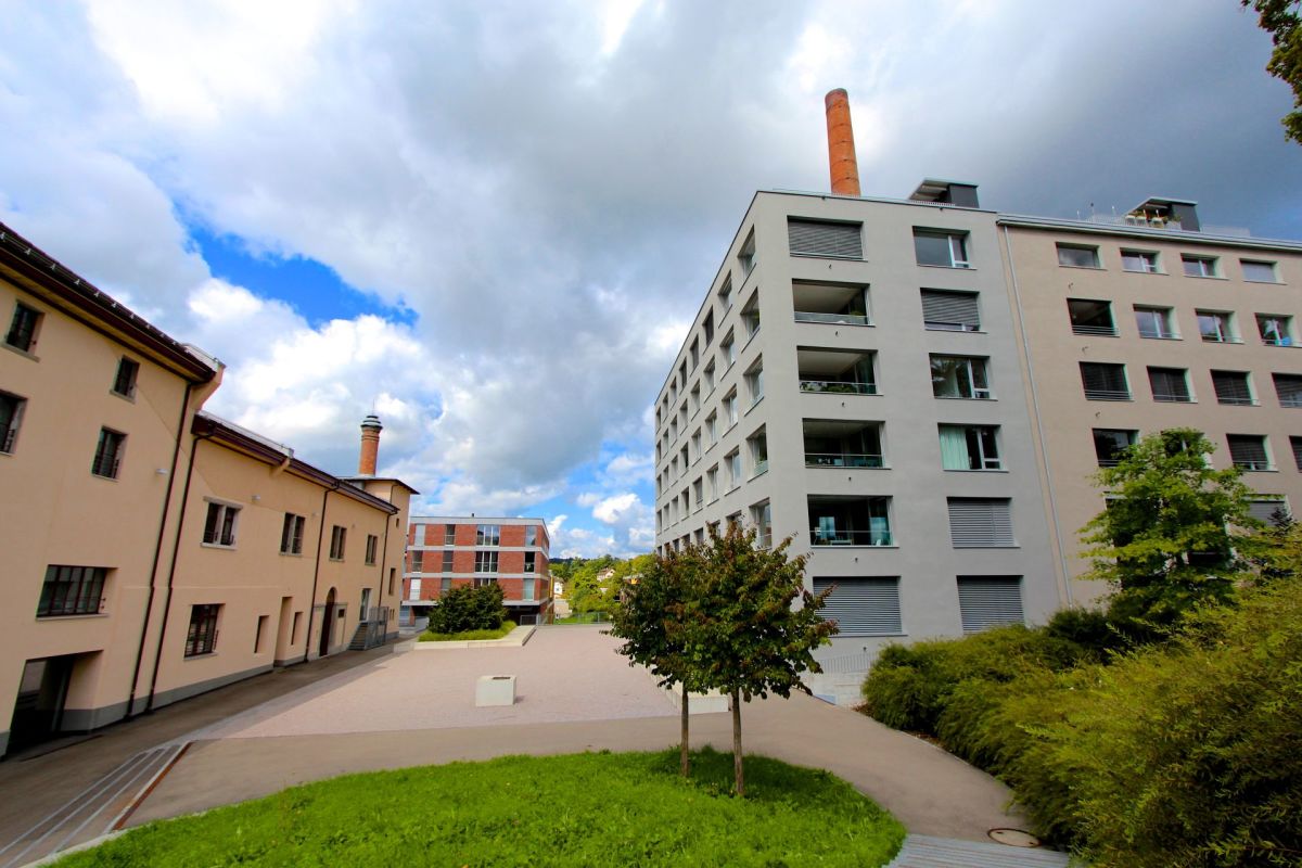 Innenhof mit Wohngebäuden